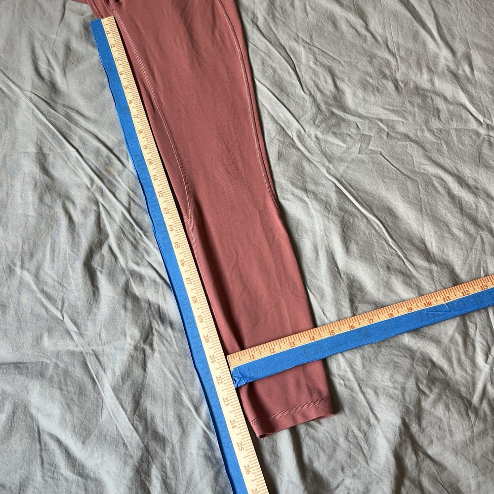 LULULEMON Align High Rise Leggings Desert Red Size 4 Yoga Activewear Soft W5CZUS - Picture 5 of 7